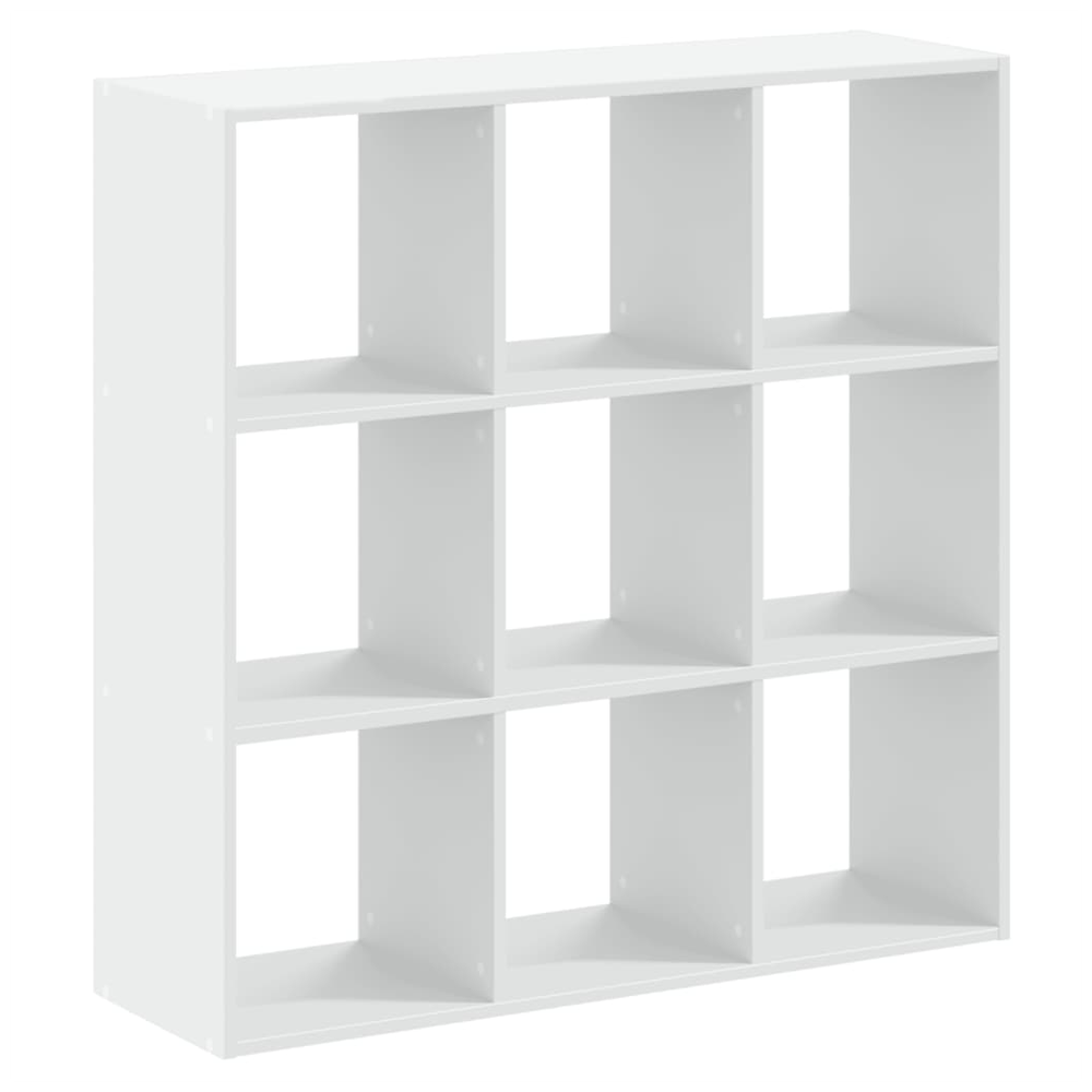 Bookcase White 102x32x102 cm vidaXL Engineered Wood - Bookcase from vidaXL