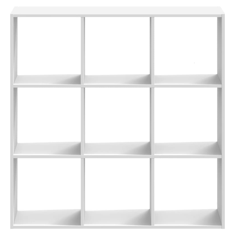 Bookcase White 102x32x102 cm vidaXL Engineered Wood - Bookcase from vidaXL