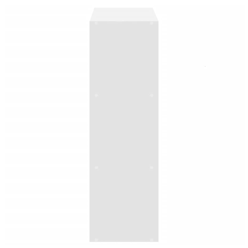 Bookcase White 102x32x102 cm vidaXL Engineered Wood - Bookcase from vidaXL