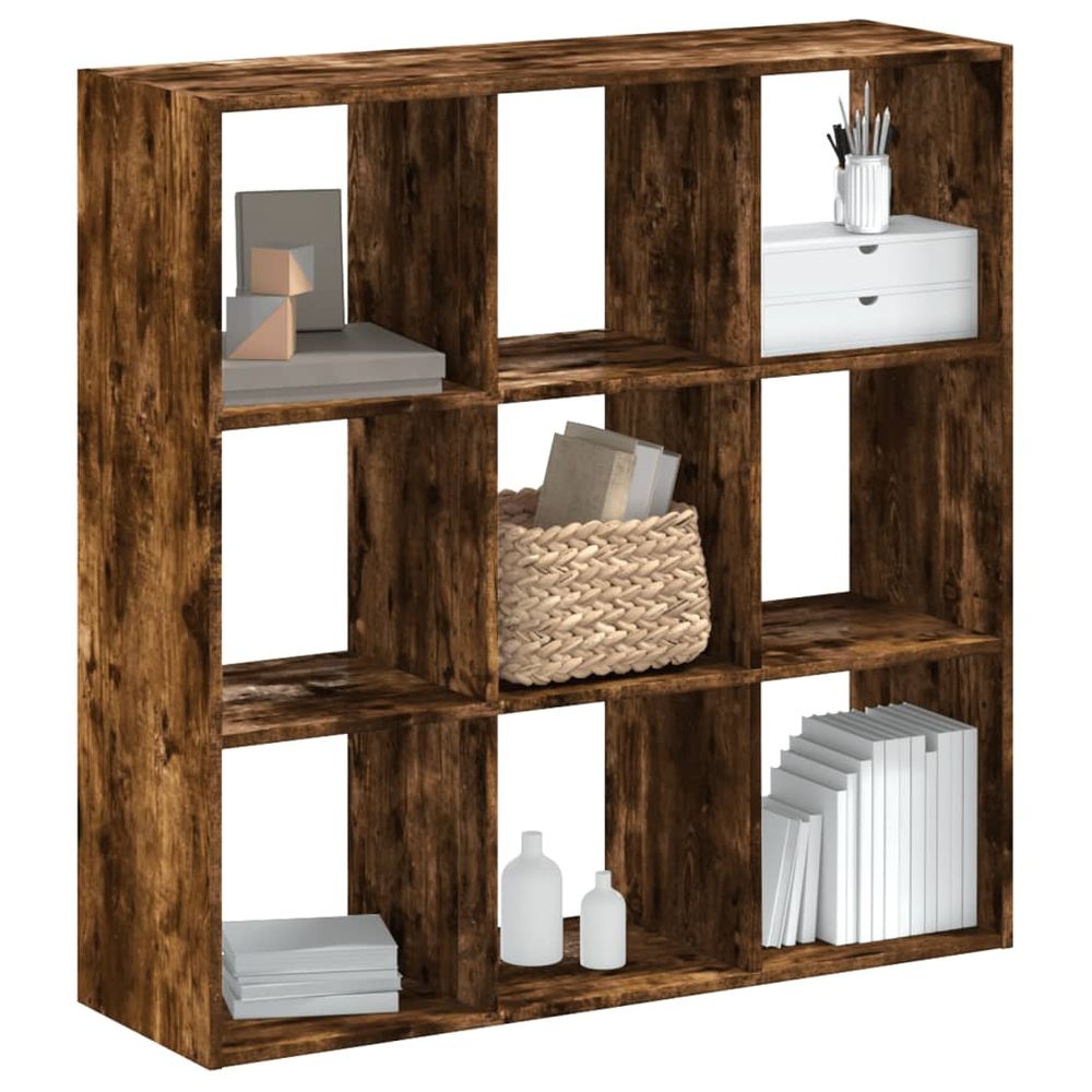 Bookcase White 102x32x102 cm vidaXL Engineered Wood - Bookcase from vidaXL