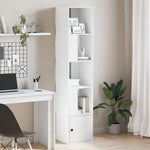 Bookcase White 40x36x189 cm vidaXL Engineered Wood by vidaXL