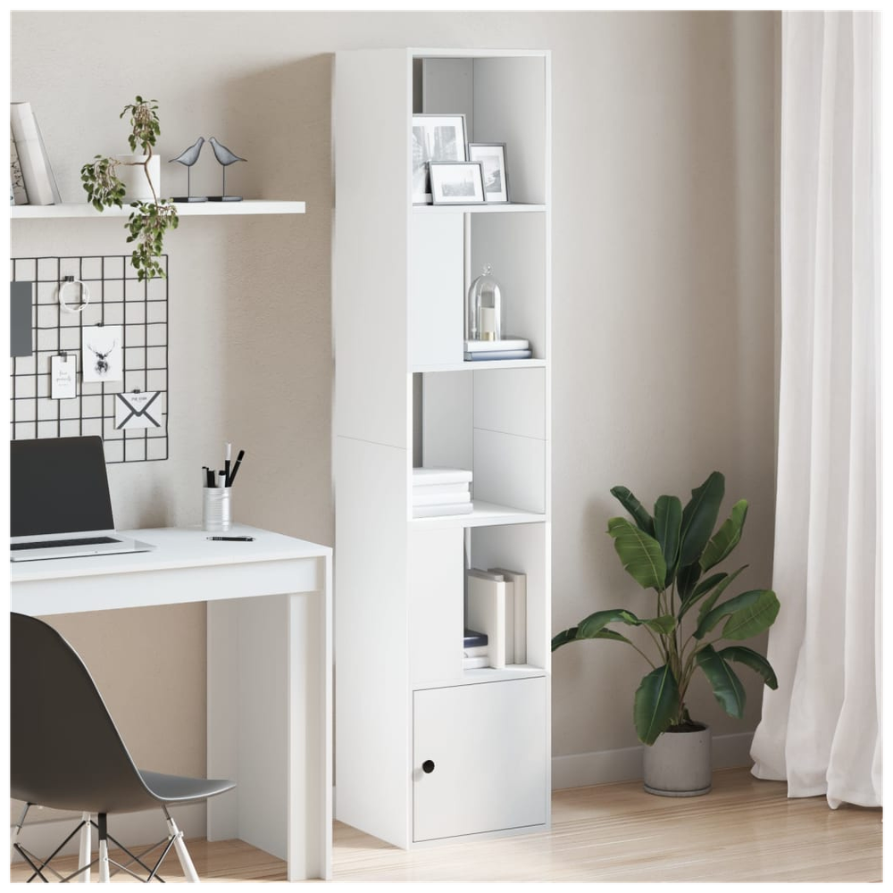 Bookcase White 40x36x189 cm vidaXL Engineered Wood - Bookcase from vidaXL