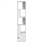Bookcase White 40x36x189 cm vidaXL Engineered Wood by vidaXL