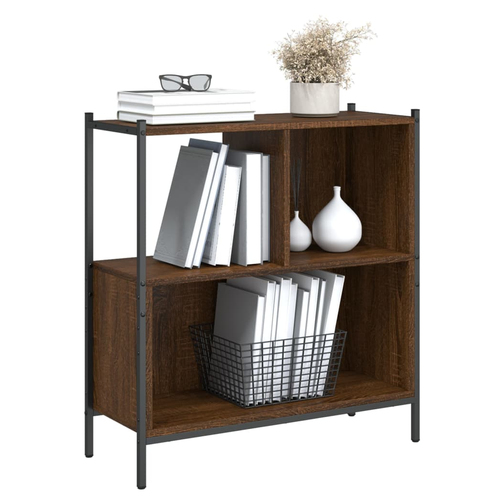 Bookcase Black 72x28x77.5 cm vidaXL Engineered Wood - Bookcase from vidaXL