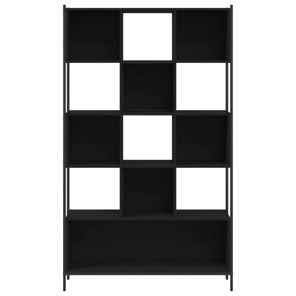 Bookcase Black 102x28x172 cm Engineered Wood vidaXL - Bookcase from vidaXL