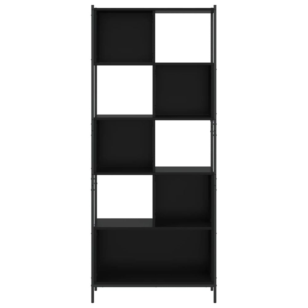 Bookcase Black 72x28x172 cm vidaXL Engineered Wood - Bookcase from vidaXL
