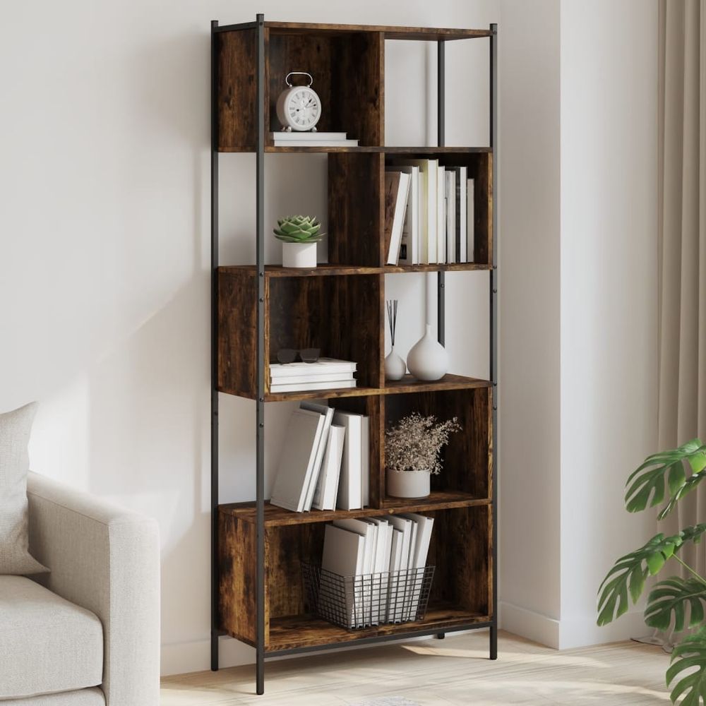 Bookcase Black 72x28x172 cm vidaXL Engineered Wood - Bookcase from vidaXL