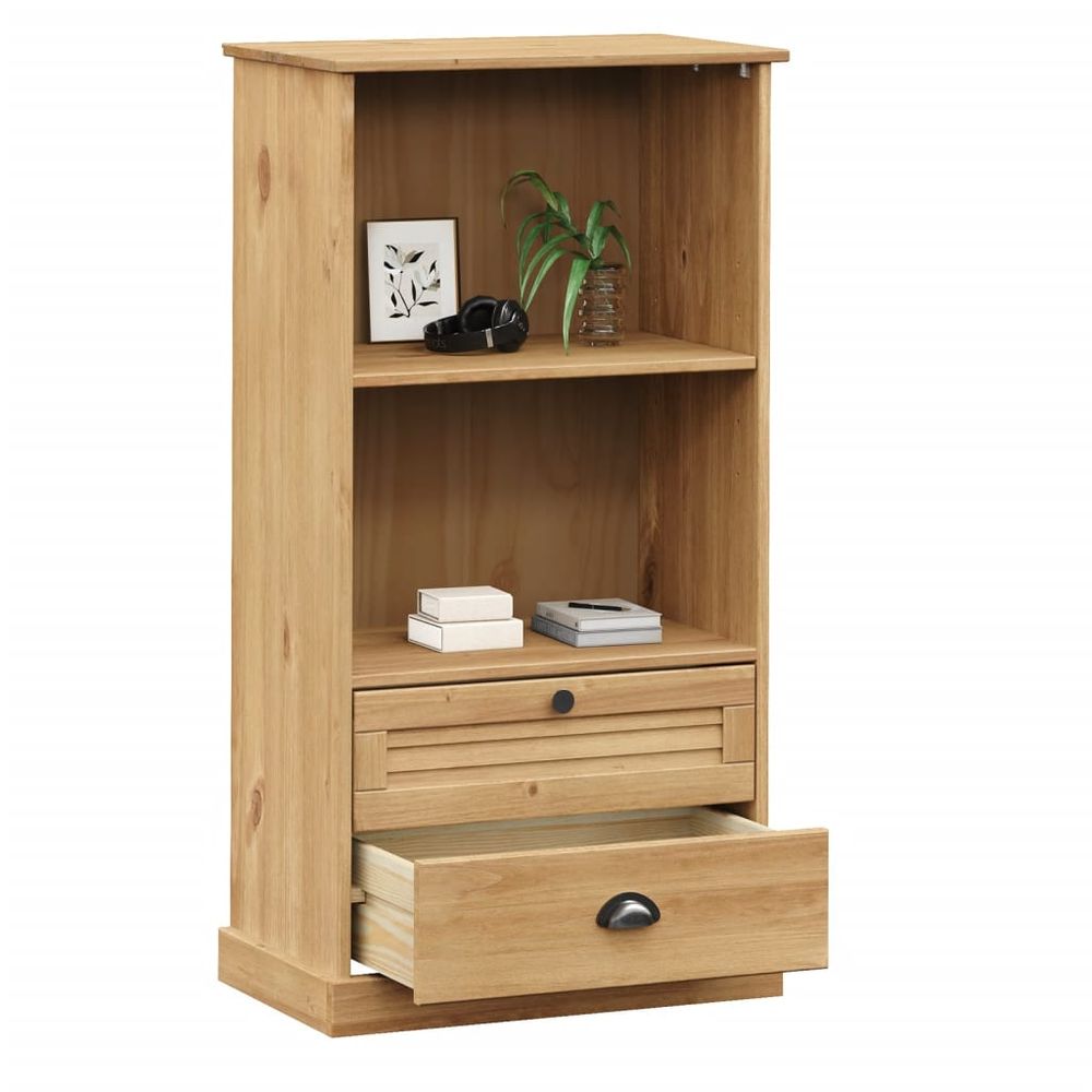 Bookcase VIGO 60x35x114.5 cm Solid Wood Pine vidaXL - Bookcase from vidaXL