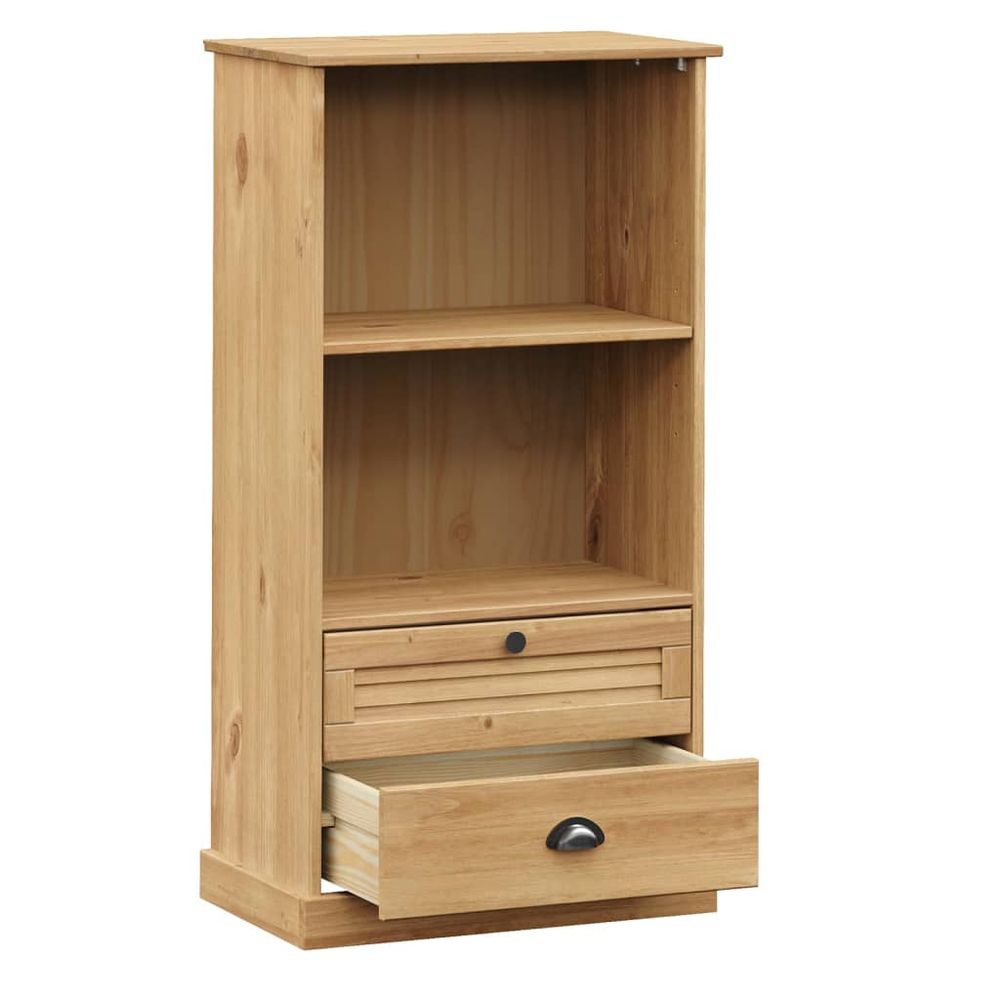 Bookcase VIGO 60x35x114.5 cm Solid Wood Pine vidaXL - Bookcase from vidaXL