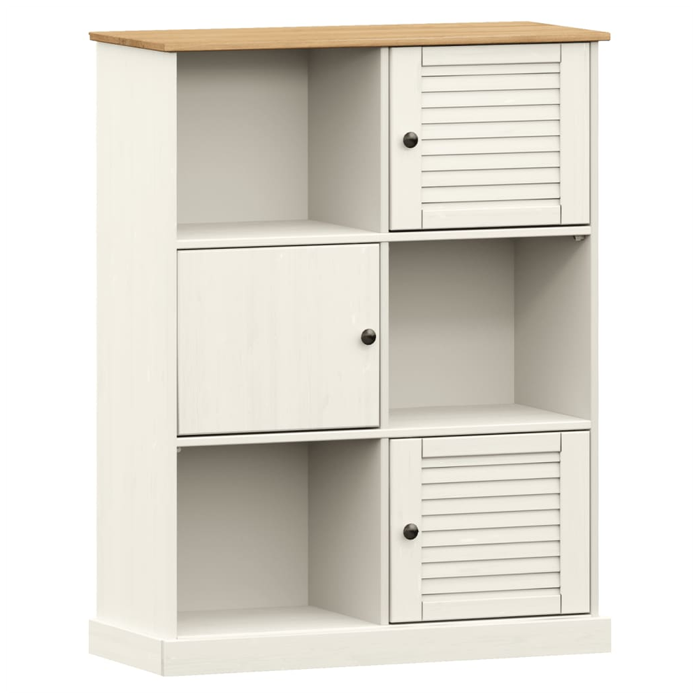 Bookcase VIGO 90x35x114.5 cm vidaXL Solid Wood Pine - Bookcase from vidaXL