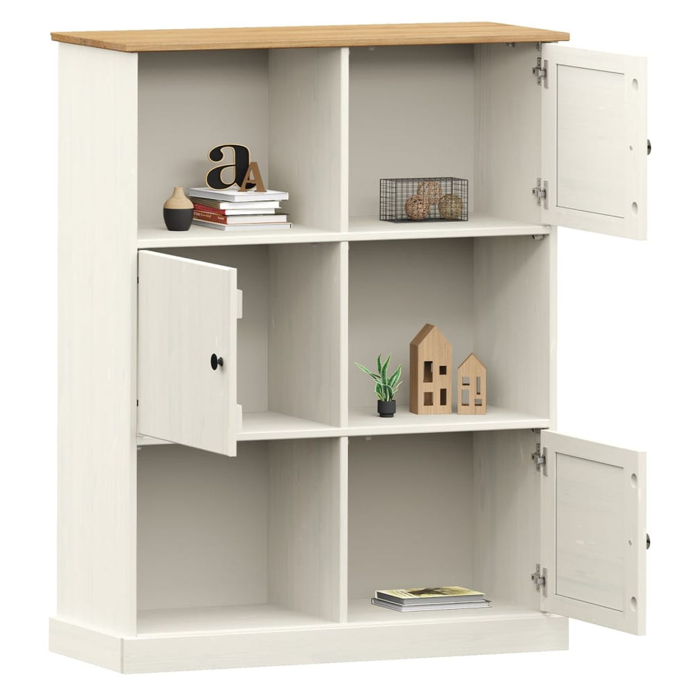 Bookcase VIGO 90x35x114.5 cm vidaXL Solid Wood Pine - Bookcase from vidaXL