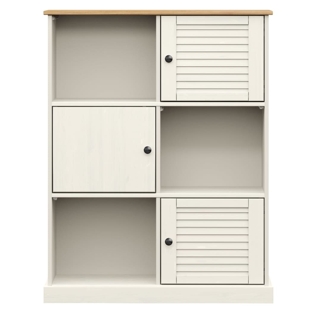 Bookcase VIGO 90x35x114.5 cm vidaXL Solid Wood Pine - Bookcase from vidaXL