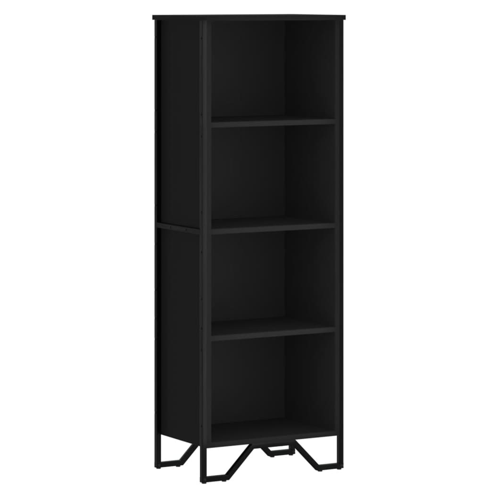 Bookcase Black 50x31x137.5 cm vidaXL Engineered Wood - Bookcase from vidaXL