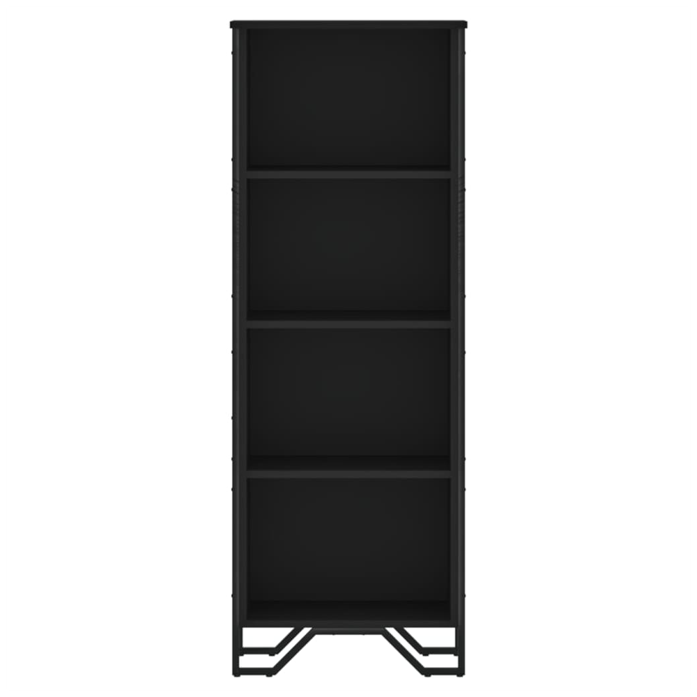 Bookcase Black 50x31x137.5 cm vidaXL Engineered Wood - Bookcase from vidaXL