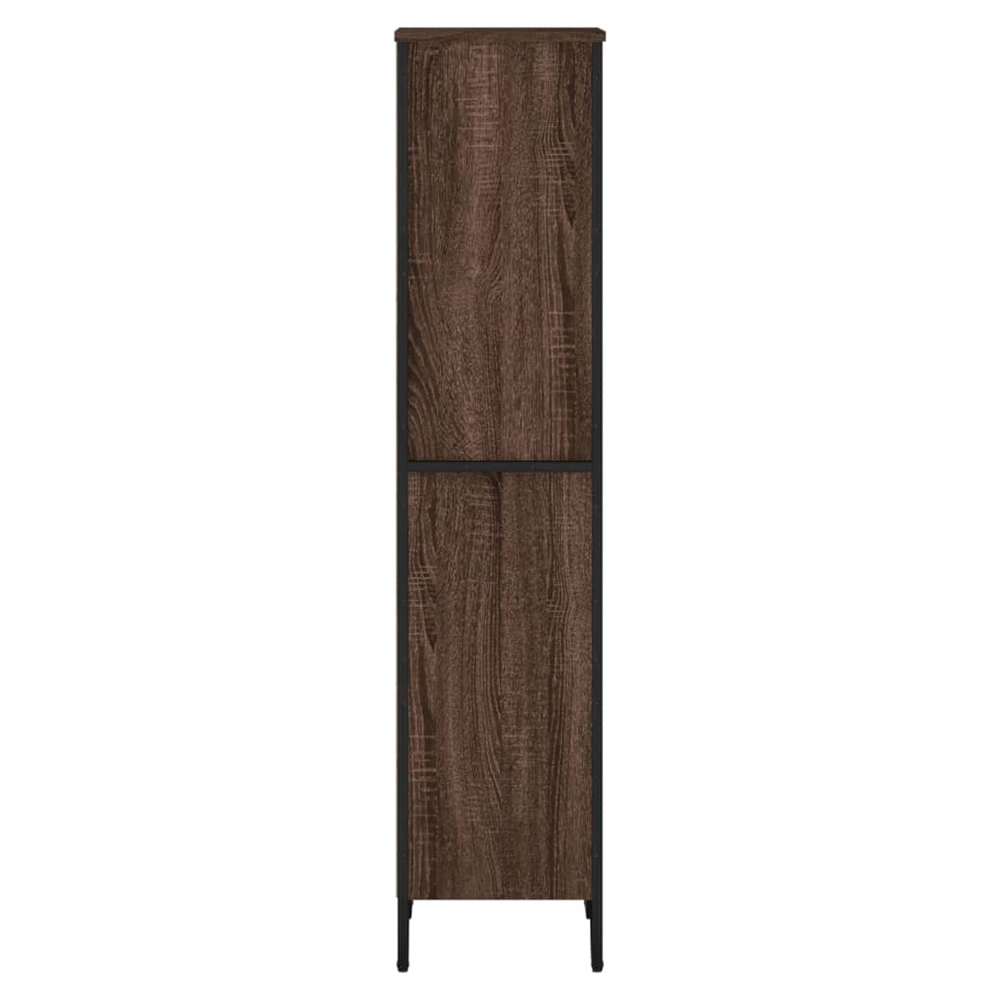 Bookcase Brown Oak 50x31x137.5 cm vidaXL Engineered Wood - Bookcase from vidaXL