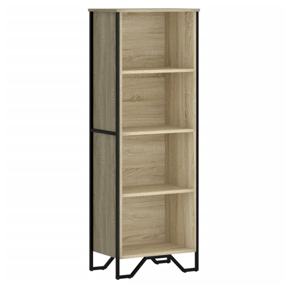 Bookcase Sonoma Oak 50x31x137.5 cm vidaXL Engineered Wood - Bookcase from vidaXL