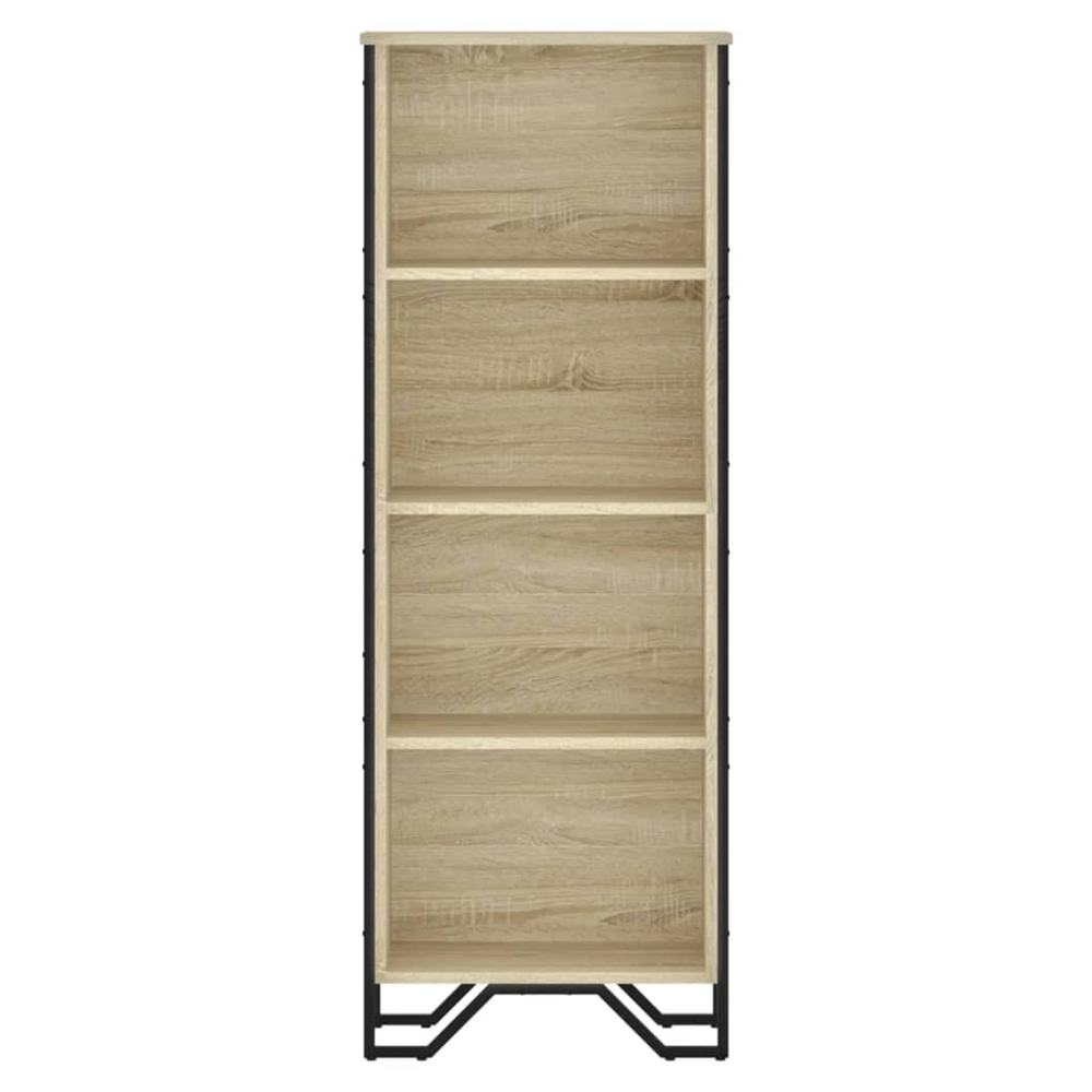 Bookcase Sonoma Oak 50x31x137.5 cm vidaXL Engineered Wood - Bookcase from vidaXL