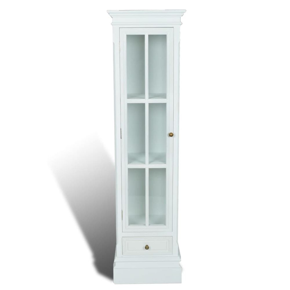 Chic Bookcase Cabinet with 3 Shelves White vidaXL Wooden - Bookcase from vidaXL