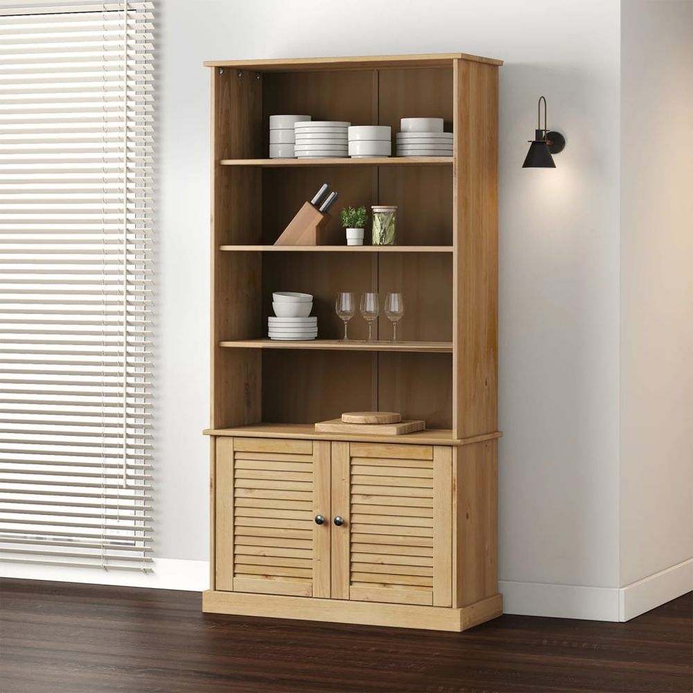 Bookcase VIGO 85x35x170 cm vidaXL Solid Wood Pine - Bookcase from vidaXL