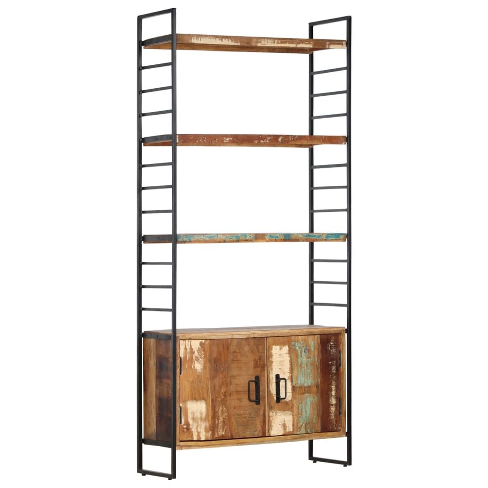 4-Tier vidaXL Bookcase 80x30x180 cm Solid Reclaimed Wood - Bookcase from vidaXL