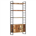4-Tier vidaXL Bookcase 80x30x180 cm Solid Reclaimed Wood - Bookcase from vidaXL
