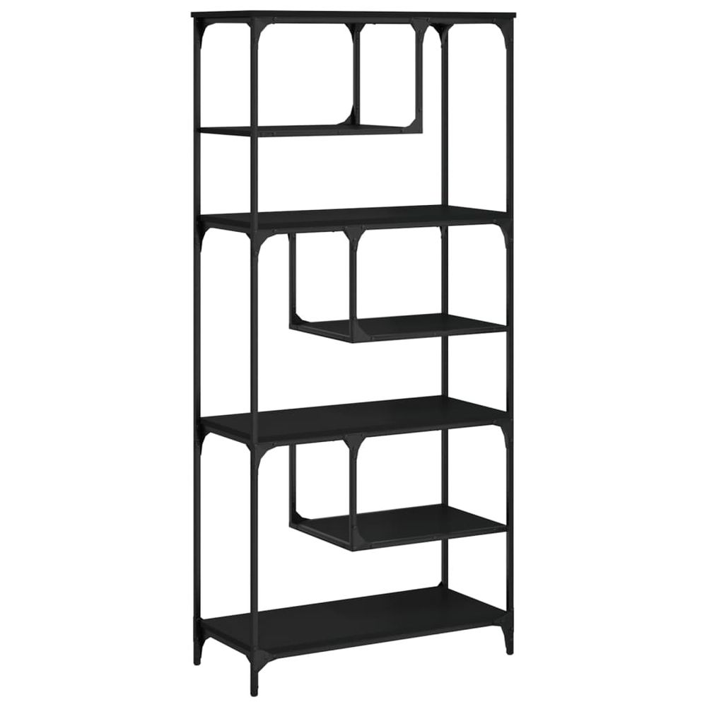 Bookcase Black 81x36x176 cm vidaXL Engineered Wood - Bookcase from vidaXL