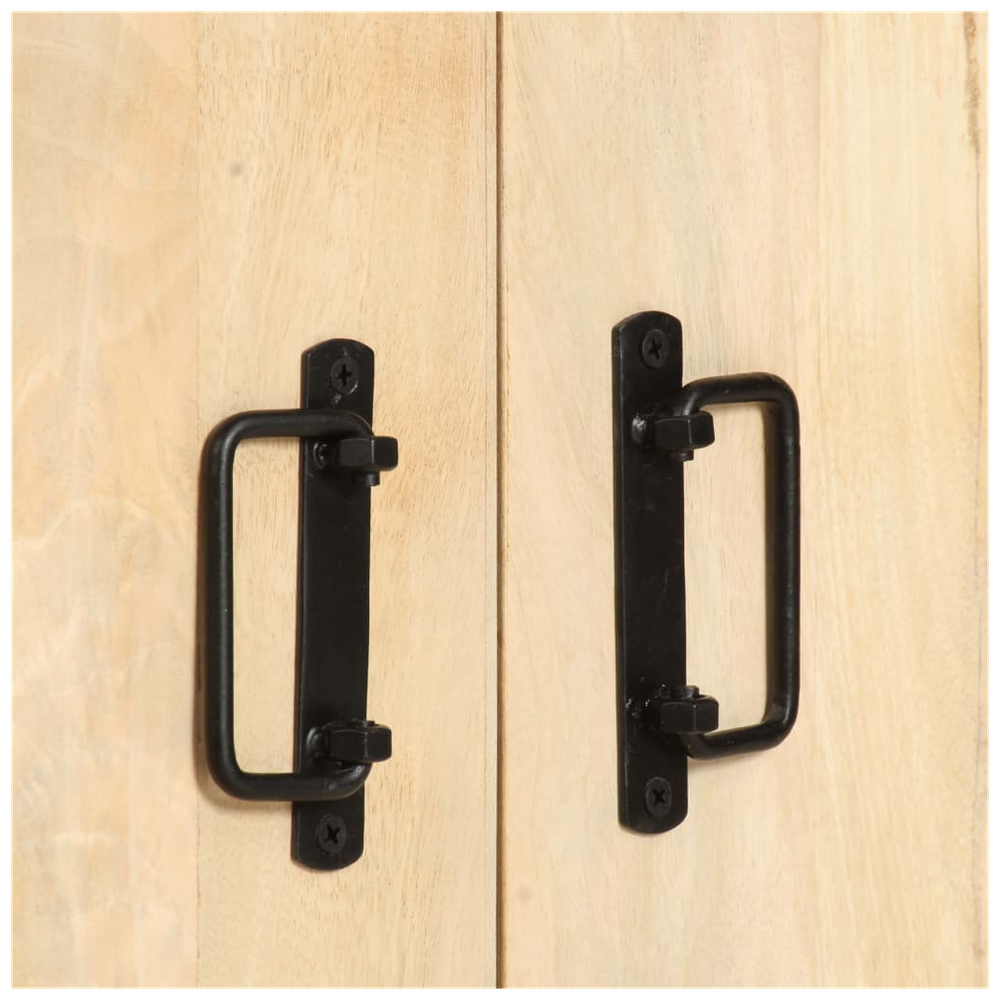 4-Tier vidaXL Bookcase 124x30x180 cm Solid Mango Wood - Bookcase from vidaXL