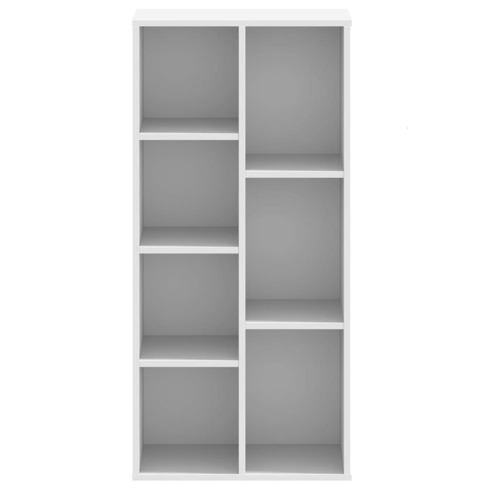 Bookcase White 50x25x105 cm vidaXL Engineered Wood - Bookcase from vidaXL