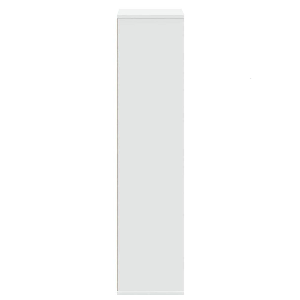 Bookcase White 50x25x105 cm vidaXL Engineered Wood - Bookcase from vidaXL