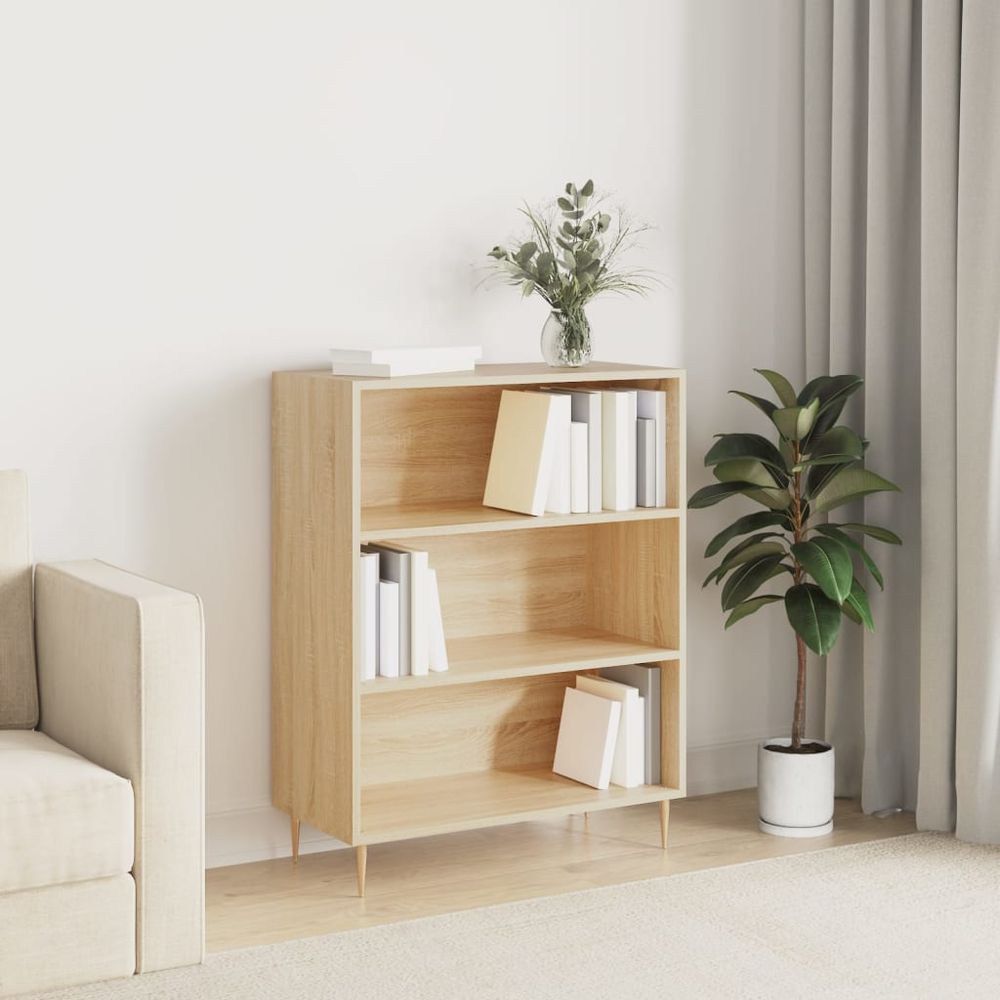 Bookcase White 69.5x32.5x90 cm vidaXL Engineered Wood - Bookcase from vidaXL