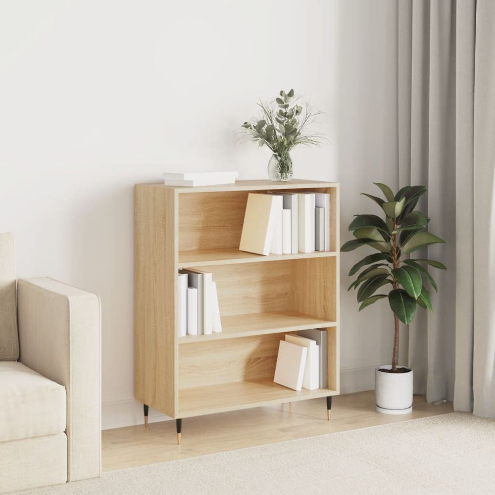 Bookcase White 69.5x32.5x90 cm vidaXL Engineered Wood - Bookcase from vidaXL