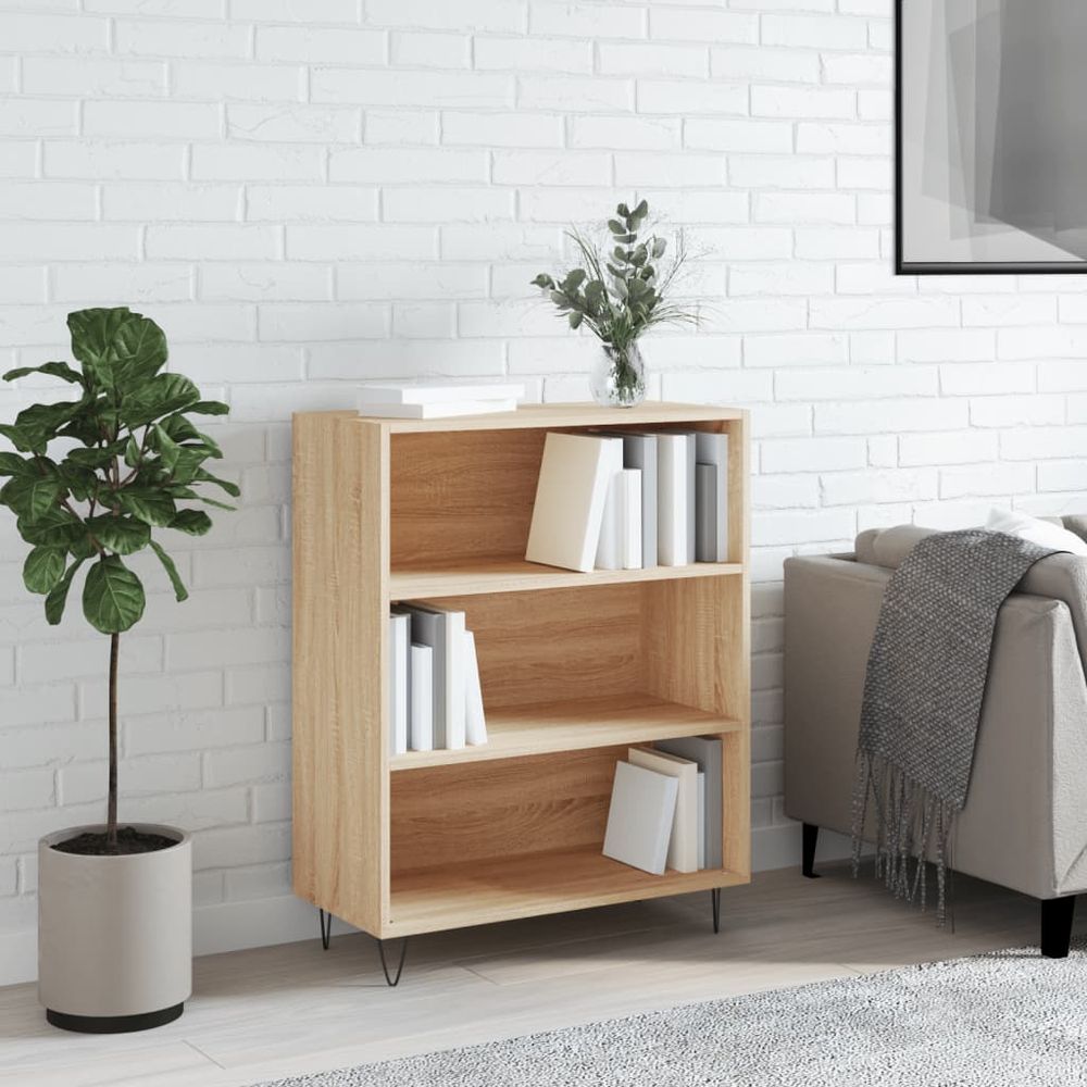 Bookcase White 69.5x32.5x90 cm vidaXL Engineered Wood - Bookcase from vidaXL