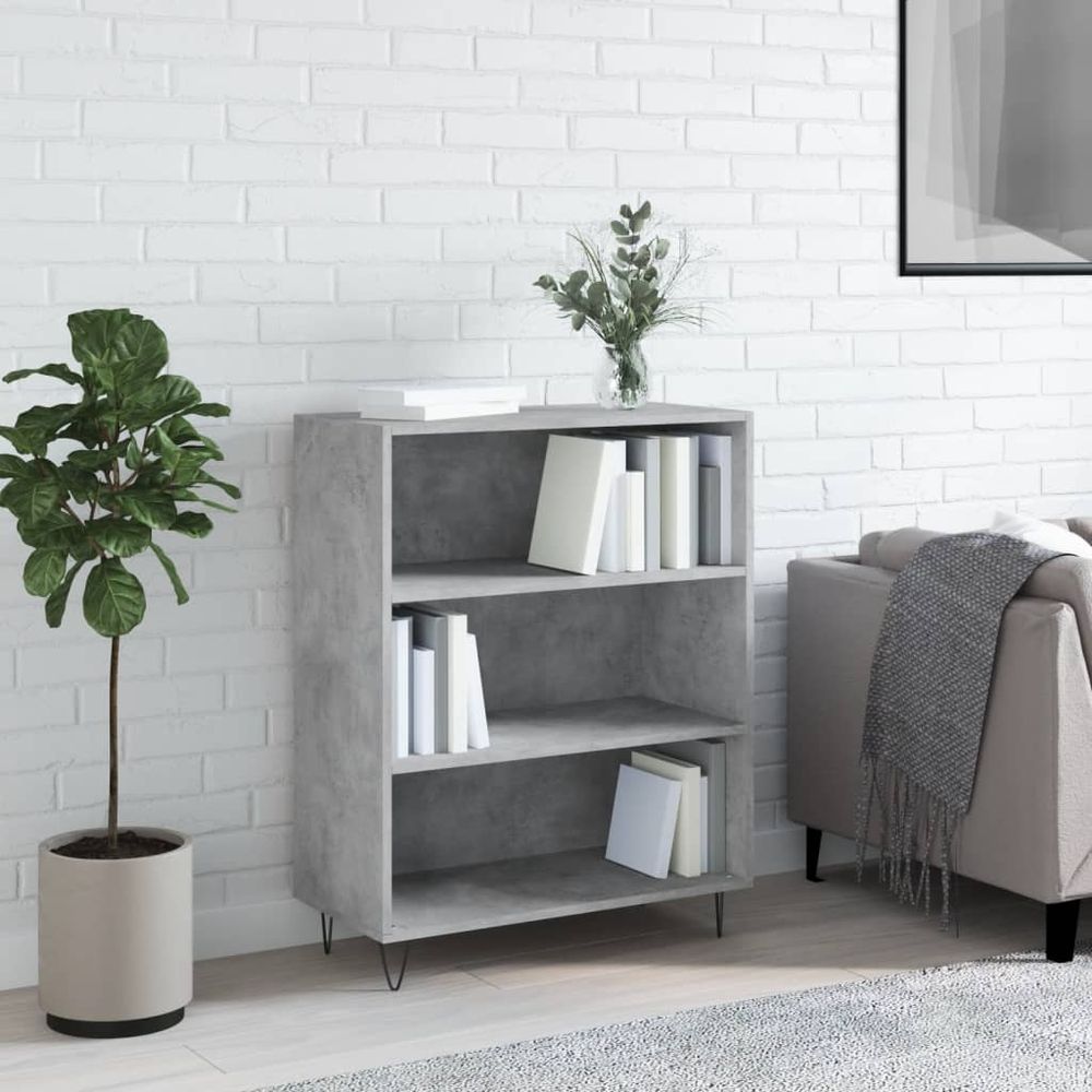 Bookcase White 69.5x32.5x90 cm vidaXL Engineered Wood - Bookcase from vidaXL
