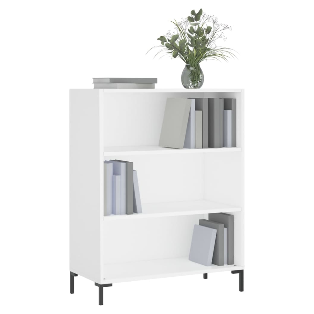 Bookcase White 69.5x32.5x90 cm vidaXL Engineered Wood - Bookcase from vidaXL