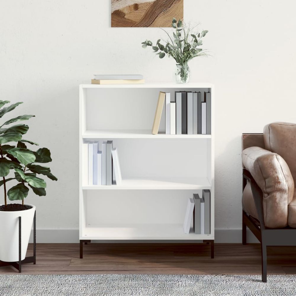 Bookcase White 69.5x32.5x90 cm vidaXL Engineered Wood - Bookcase from vidaXL