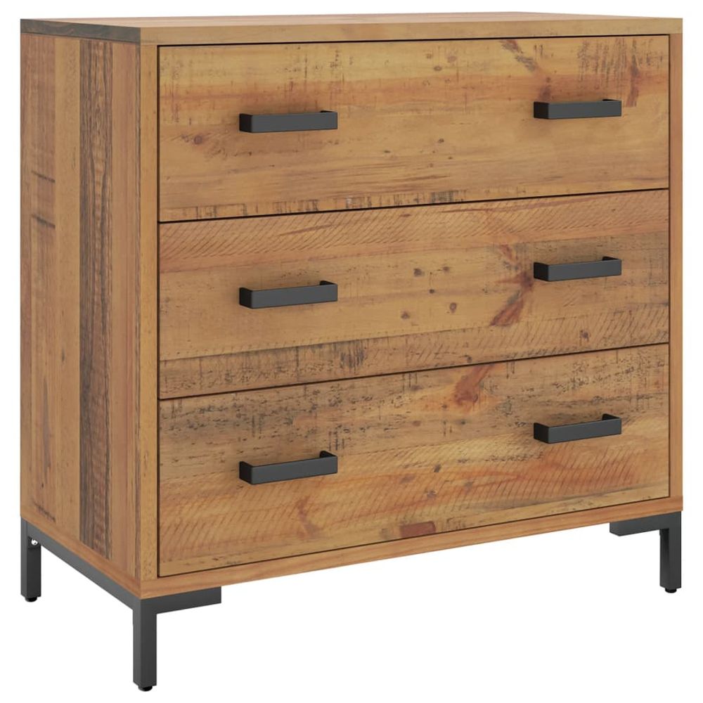 Chest of Drawers 75x35x70 cm vidaXL Solid Pinewood - Chest of Drawers from vidaXL