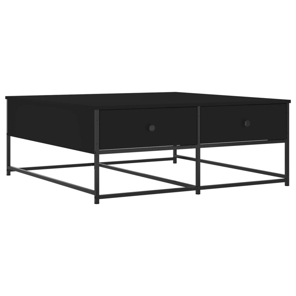 Coffee Table Black 100x99x40 cm vidaXL Engineered Wood - Coffee Table from vidaXL
