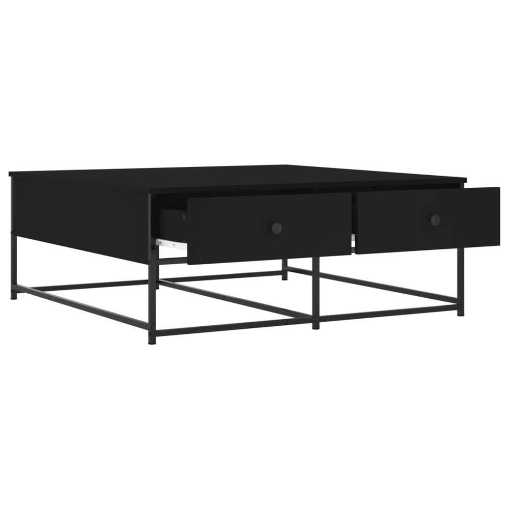 Coffee Table Black 100x99x40 cm vidaXL Engineered Wood - Coffee Table from vidaXL