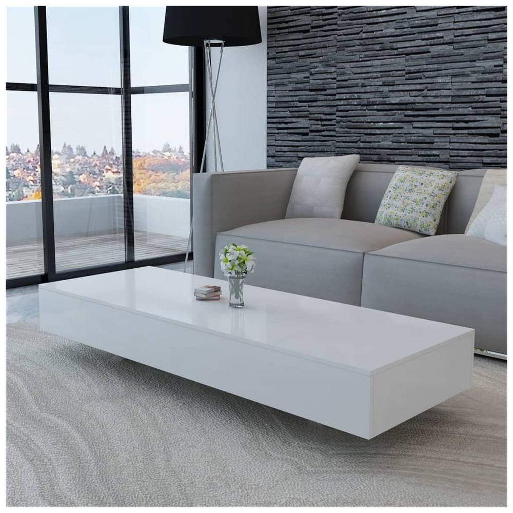 Coffee Table vidaXL High Gloss White - Coffee Table from vidaXL