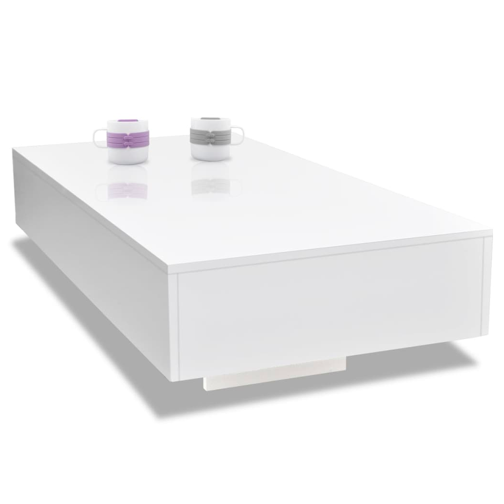 Coffee Table vidaXL High Gloss White - Coffee Table from vidaXL
