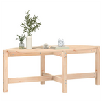 Coffee Table 118x63x45 cm vidaXL Solid Wood Pine - Coffee Table from vidaXL