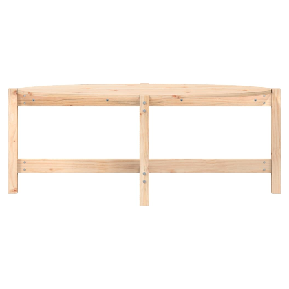 Coffee Table 118x63x45 cm vidaXL Solid Wood Pine - Coffee Table from vidaXL