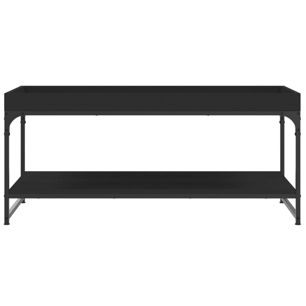 Coffee Table Black 100x49x45 cm vidaXL Engineered Wood - Coffee Table from vidaXL