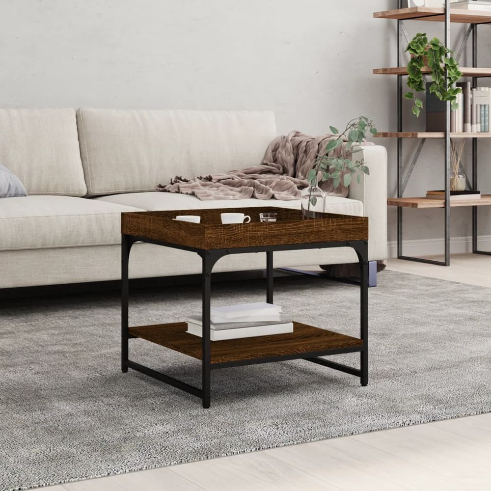 Coffee Table Black 100x49x45 cm vidaXL Engineered Wood - Coffee Table from vidaXL