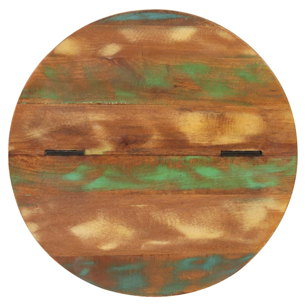 Coffee Table Black 50x39.5 cm Solid Wood vidaXL Reclaimed - Coffee Table from vidaXL