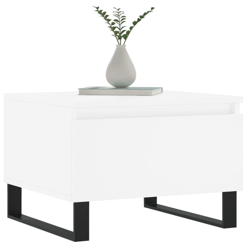 Coffee Table White 50x46x35 cm vidaXL Engineered Wood - Coffee Table from vidaXL