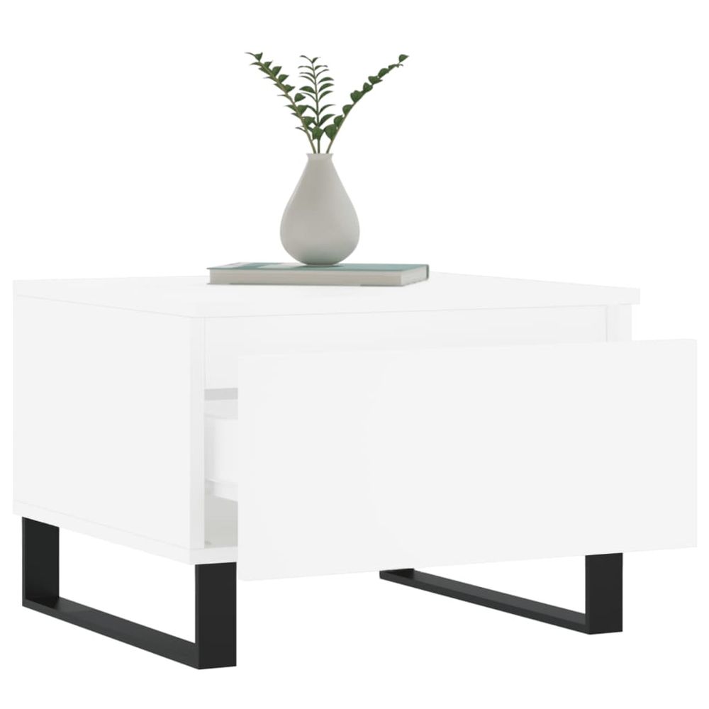 Coffee Table White 50x46x35 cm vidaXL Engineered Wood - Coffee Table from vidaXL