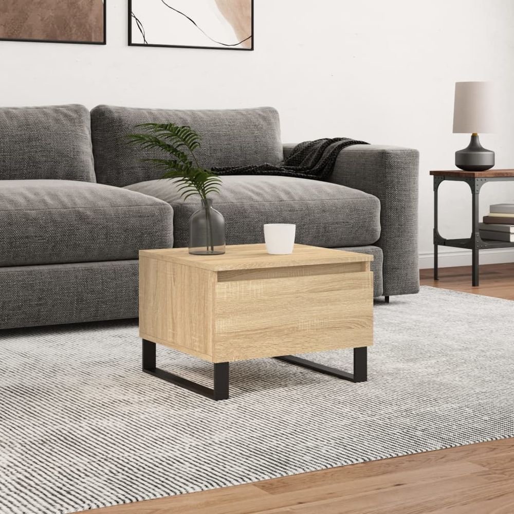 Coffee Table White 50x46x35 cm vidaXL Engineered Wood - Coffee Table from vidaXL