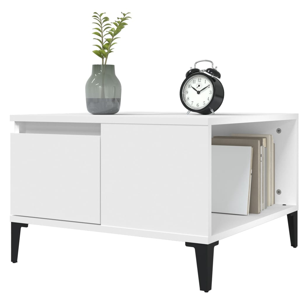 Coffee Table White 55x55x36.5 cm vidaXL Engineered Wood - Coffee Table from vidaXL