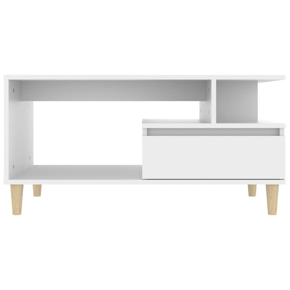 Coffee Table White 90x49x45 cm vidaXL Engineered Wood - Coffee Table from vidaXL